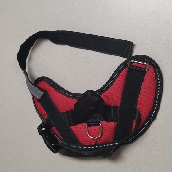 Dog Red And Black Harness - Picture 3 of 6